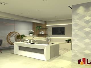 Apto. Mooca, LAM Arquitetura | Interiores LAM Arquitetura | Interiores 모던스타일 거실