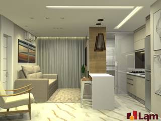 Apto. Up Home, LAM Arquitetura | Interiores LAM Arquitetura | Interiores Modern living room