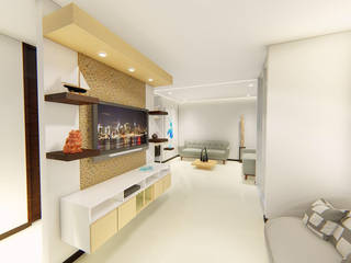 REMODELACION APTO , SEQUOIA. Projects & Designs SEQUOIA. Projects & Designs Salas de estar modernas