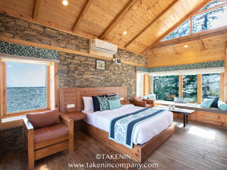 Villa in Theog- Daafi, TakenIn TakenIn クラシカルスタイルの 寝室