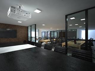 REMODELACIÓN OFICINAS, PLARIST PLARIST Study/office Concrete