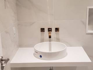 Novos Banheiros , Alves Bellotti Arquitetura & Design Alves Bellotti Arquitetura & Design Modern bathroom Tiles