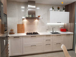 Reforma de cocina Arrital Ak_Gallery & Ak_Project, Teknocuines Teknocuines Kitchen لکڑی Wood effect