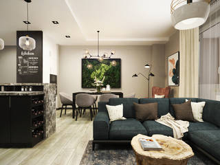 LB33, MLR Studio MLR Studio Minimalist living room