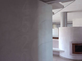 ATTICO, indaco design indaco design Salas modernas Concreto