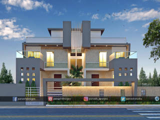 Modern Villa | Two-Story House Design, Panash Design Studio Panash Design Studio Fincas