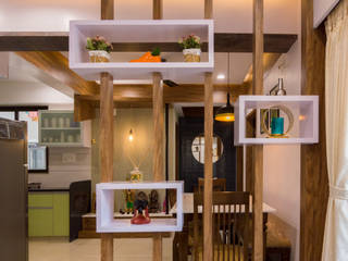 Interior Residential - South Bopal, Ahmedabad, JM architects JM architects Modern living room