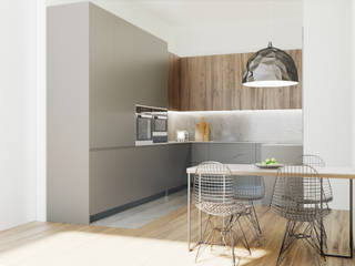 Cozinha _ Vila Nova de Famalicão, Fachada Arquitectos Fachada Arquitectos Unit dapur MDF