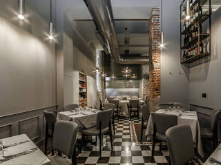 TUBOSA 70/300, FROG 4 e VGP in progetto ristorante, INTERIA SRL INTERIA SRL Commercial spaces
