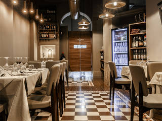 TUBOSA 70/300, FROG 4 e VGP in progetto ristorante, INTERIA SRL INTERIA SRL Espacios comerciales