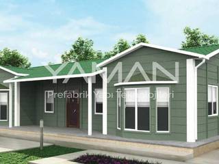 106 m2 Prefabrik Ev, Prefabrik Ev (Yaman Prefabrik) Prefabrik Ev (Yaman Prefabrik) プレハブ住宅 鉄/鋼 緑