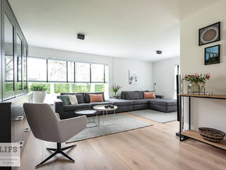 Sfeervolle 2 onder 1 kap Heiloo, Lifs Interior Design Lifs Interior Design Living room