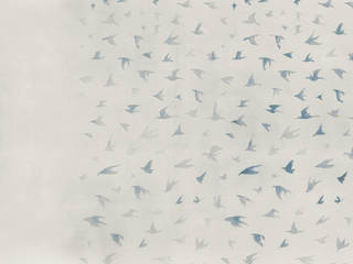 LITTLE WINGS by The Sign, Tecnografica Tecnografica Modern walls & floors