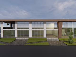 Office and Showroom Building in Germany, Form Mimarlık-Form Architecture Form Mimarlık-Form Architecture Ticari alanlar Aluminyum/Çinko