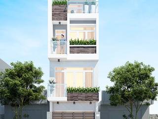 Tư vấn thiết kế mẫu nhà phố hiện đại ấn tượng trong năm 2019, Công ty xây dựng nhà đẹp mới Công ty xây dựng nhà đẹp mới