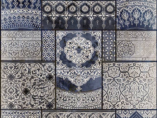 INDIAN CARPET, Tecnografica Tecnografica Aziatische muren & vloeren Blauw