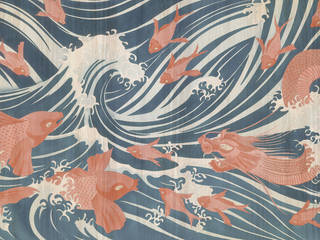 WAVES by Giorgia Beltrami, Tecnografica Tecnografica Aziatische muren & vloeren Blauw