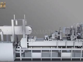 Industry Processing Vacuum FILLING Machine of 3D Product Modeling company, Rome - Italy, Yantram Animation Studio Corporation: modern by Yantram Animation Studio Corporation, Modern