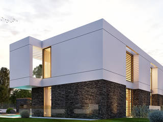 CASA GC1- Moradia em Oeiras - Projeto de Arquitetura, Traçado Regulador. Lda Traçado Regulador. Lda Villa Taş