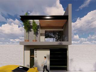 Casa Nájera, Integrarqt Arquitectos Integrarqt Arquitectos บ้านเดี่ยว คอนกรีต