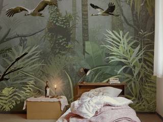 Dschungel-Tapete "CedarBay", Gaedke Tapeten Gaedke Tapeten Tropical style bedroom Multicolored Accessories & decoration