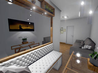 Projeto de interiores para sala de estar , Igor Cunha Arquitetura Igor Cunha Arquitetura Modern living room