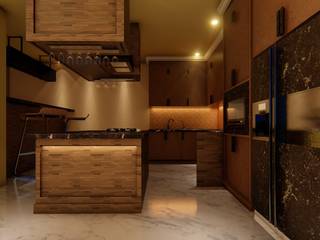 Modular Kitchen design, Manglam Decor: modern by Manglam Decor,Modern