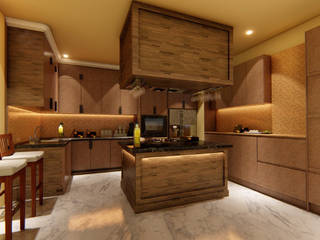 Modular Kitchen design, Manglam Decor: modern by Manglam Decor,Modern