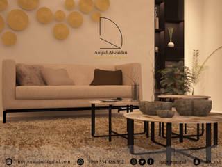 ترميم وتصميم صالة معيشة, Amjad Alseaidan Amjad Alseaidan Living room