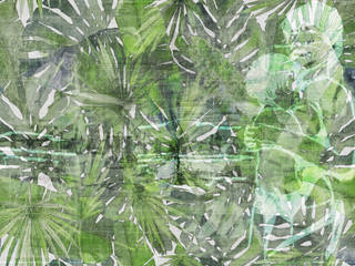 FITZCARRALDO by Marco Fontana, Tecnografica Tecnografica Tường & sàn phong cách nhiệt đới Green