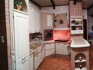 Cucina in legno, Mobili Brianza Mobili Brianza Dapur built in Kayu Wood effect