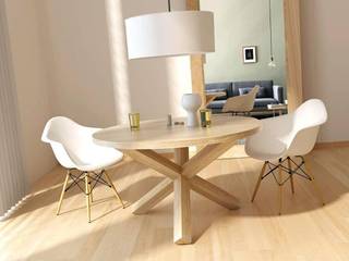 comedor cruz, Muebles Decoviiaus Muebles Decoviiaus غرفة السفرة خشب Wood effect