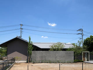 山隈の家, Atelier Square Atelier Square Casas de estilo asiático Concreto