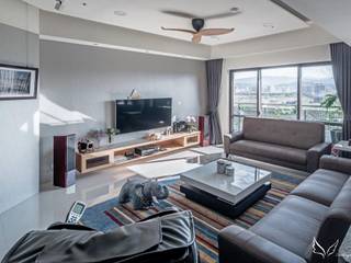 感．澄靜, FEELING室內設計 FEELING室內設計 Scandinavian style living room