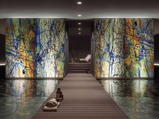 ALPHA CENTAURI Decorative Panels, Tecnografica Tecnografica Tường & sàn phong cách hiện đại Multicolored
