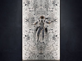 MILKY WAY Decorative Panels, Tecnografica Tecnografica Nowoczesne ściany i podłogi Biały