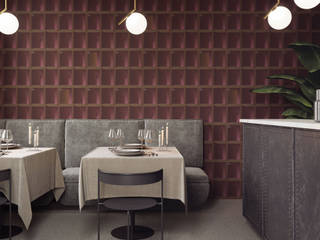 HIDEOUT by Up Studio, Tecnografica Tecnografica Moderne Wände & Böden Lila/Violett