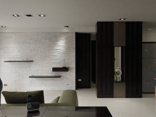 三峽洪宅, 形構設計 Morpho-Design 形構設計 Morpho-Design Modern Living Room