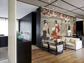 JAPANESE TRIBUTE by Giorgia Beltrami, Tecnografica Tecnografica Azjatyckie ściany i podłogi Wielokolorowy