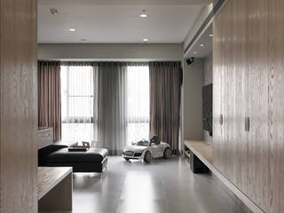 昇陽之道_灰石, 形構設計 Morpho-Design 形構設計 Morpho-Design Moderne gangen, hallen & trappenhuizen