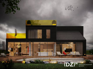 Мегарон, (DZ)M Интеллектуальный Дизайн (DZ)M Интеллектуальный Дизайн Дома в эклектичном стиле