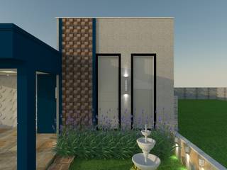 ESTUDO DE FACHADA - Taubaté, Design4Up Design4Up Terrace house