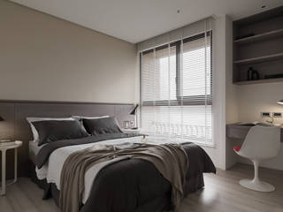 冠德中研, 形構設計 Morpho-Design 形構設計 Morpho-Design Modern style bedroom