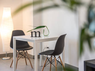 HOME STAGING in appartamento di nuova costruzione, Mirna Casadei Home Staging Mirna Casadei Home Staging Modern dining room