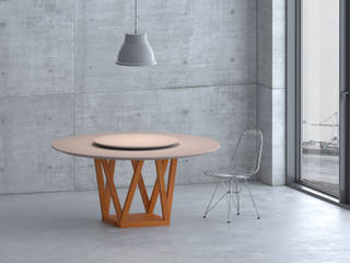 Tavolo effetto wow! , Mobili a Colori Mobili a Colori Modern dining room Solid Wood Multicolored