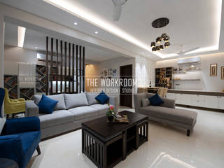 Apartment in Ridgewood Estate, Gurugram, The Workroom The Workroom Salas modernas