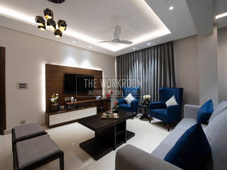 Apartment in Ridgewood Estate, Gurugram, The Workroom The Workroom Moderne woonkamers