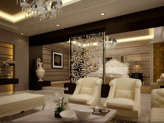 bedroom smarthome بيت زجاجي interior,interior deign,classic,villa,decor