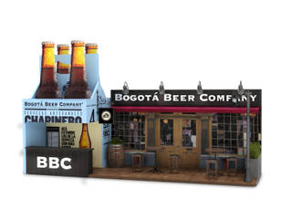 Diseño de stand para Bogota Beer Company., Magrev estudio. Magrev estudio.