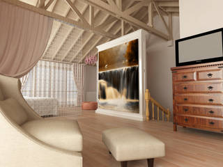 A House Project in Antalya, Kalya İç Mimarlık \ Kalya Interıor Desıgn Kalya İç Mimarlık \ Kalya Interıor Desıgn Bedroom لکڑی Beige